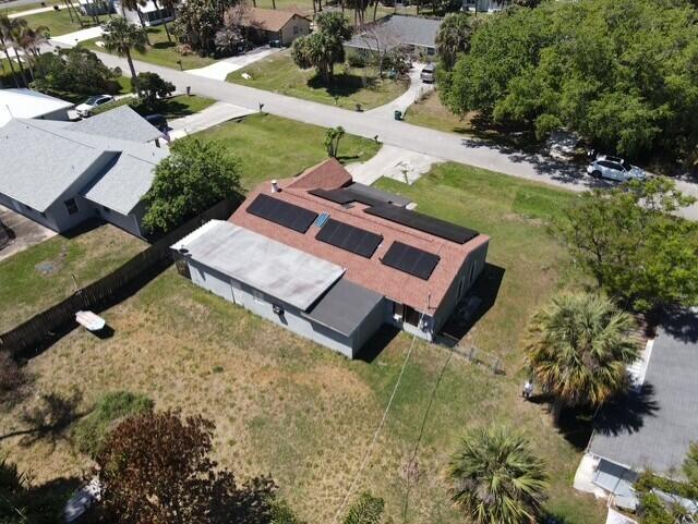 4904 Myrtle Drive Fort Pierce, FL 34982 - Photo 3 of 18 an aerial view of a house with garden space and street view