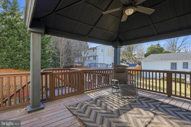 a view of a two chairs in the deck