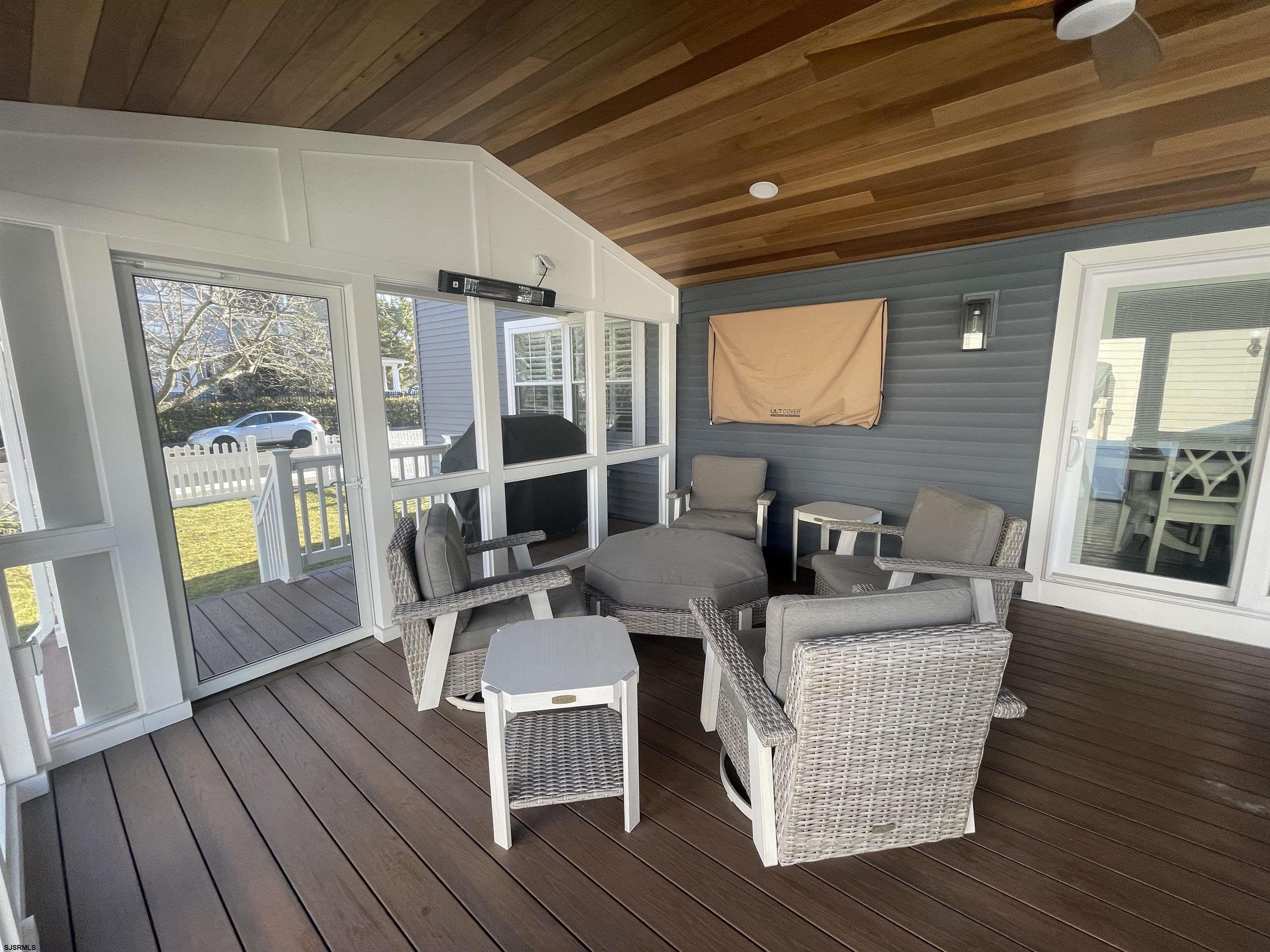 5701 Ventnor Avenue, Unit 5/217/31 Ventnor City, NJ 08406 - Photo 43 of 44 a living room with furniture and a flat screen tv