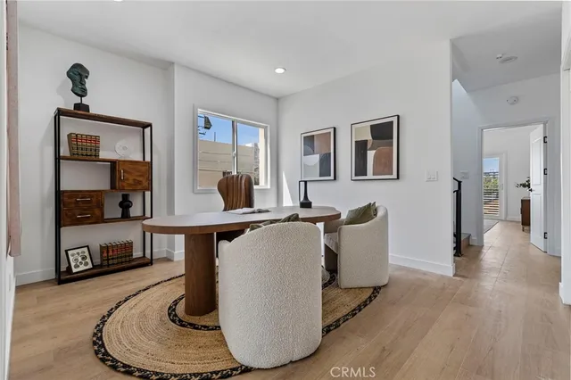 a living room with furniture and window