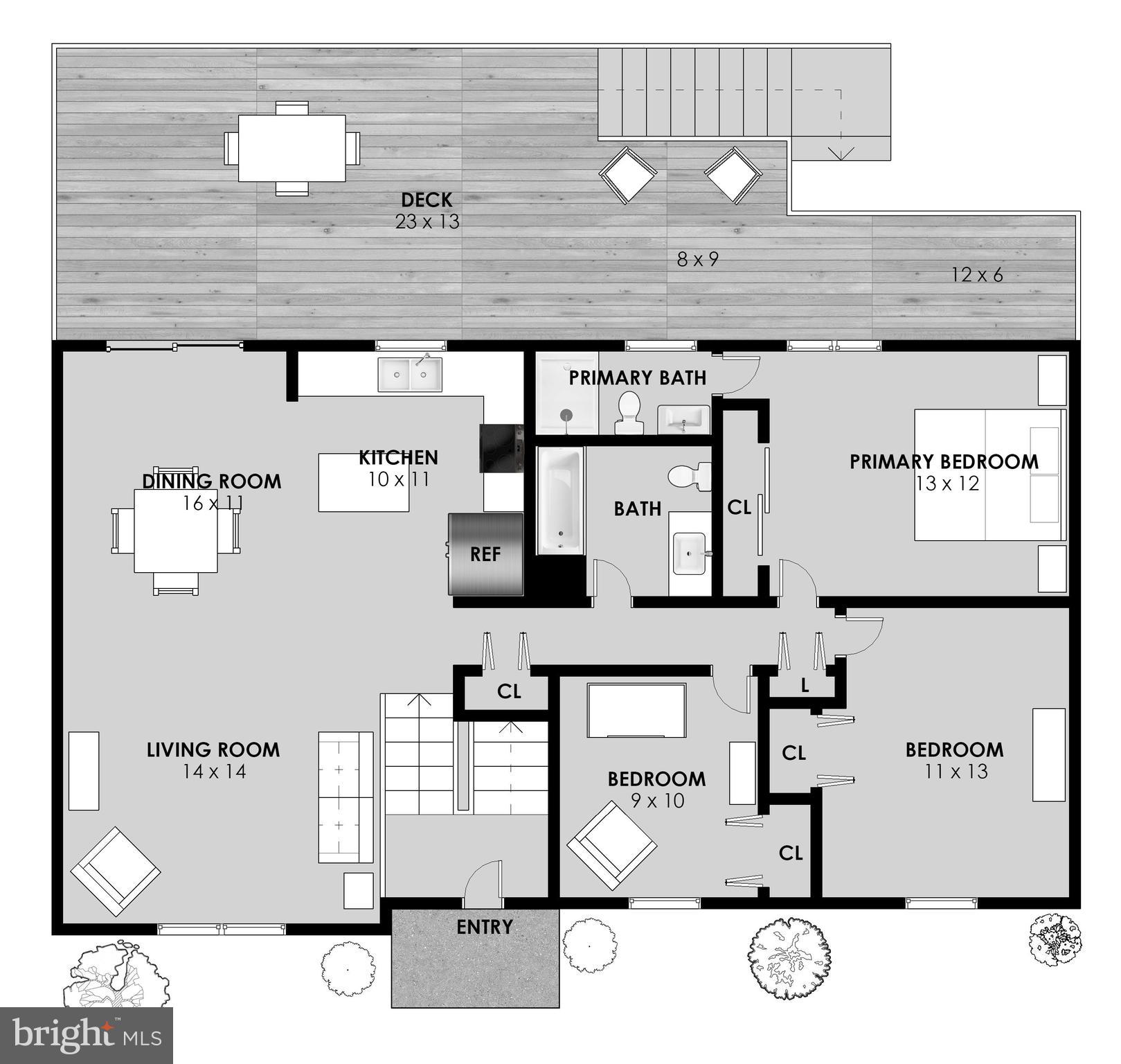 9302 Jackson Street Burke, VA 22015 - Photo 29 of 30 Main Level Floor Plan