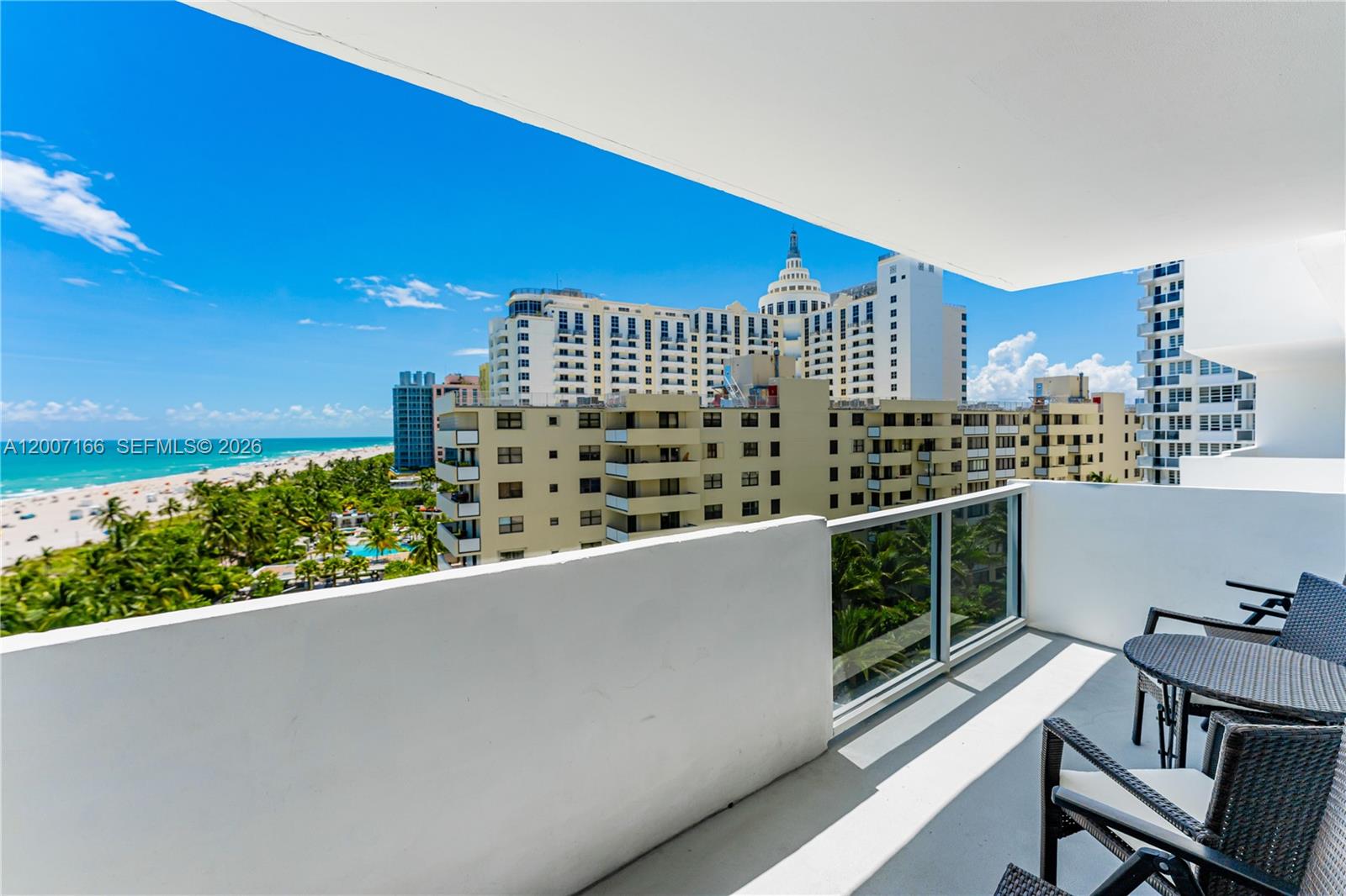 100 Lincoln Road, Unit 944 Miami Beach, FL 33139 - Photo 23 of 40 a view of balcony with wooden floor