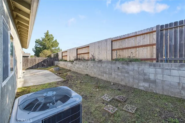 a backyard of a house
