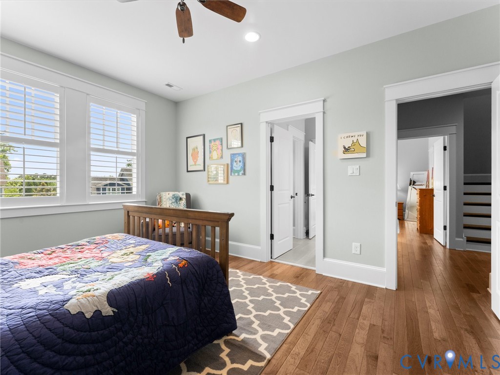 1925 Limbeck Lane Midlothian, VA 23112 - Photo 53 of 89 a bedroom with a bed and wooden floor