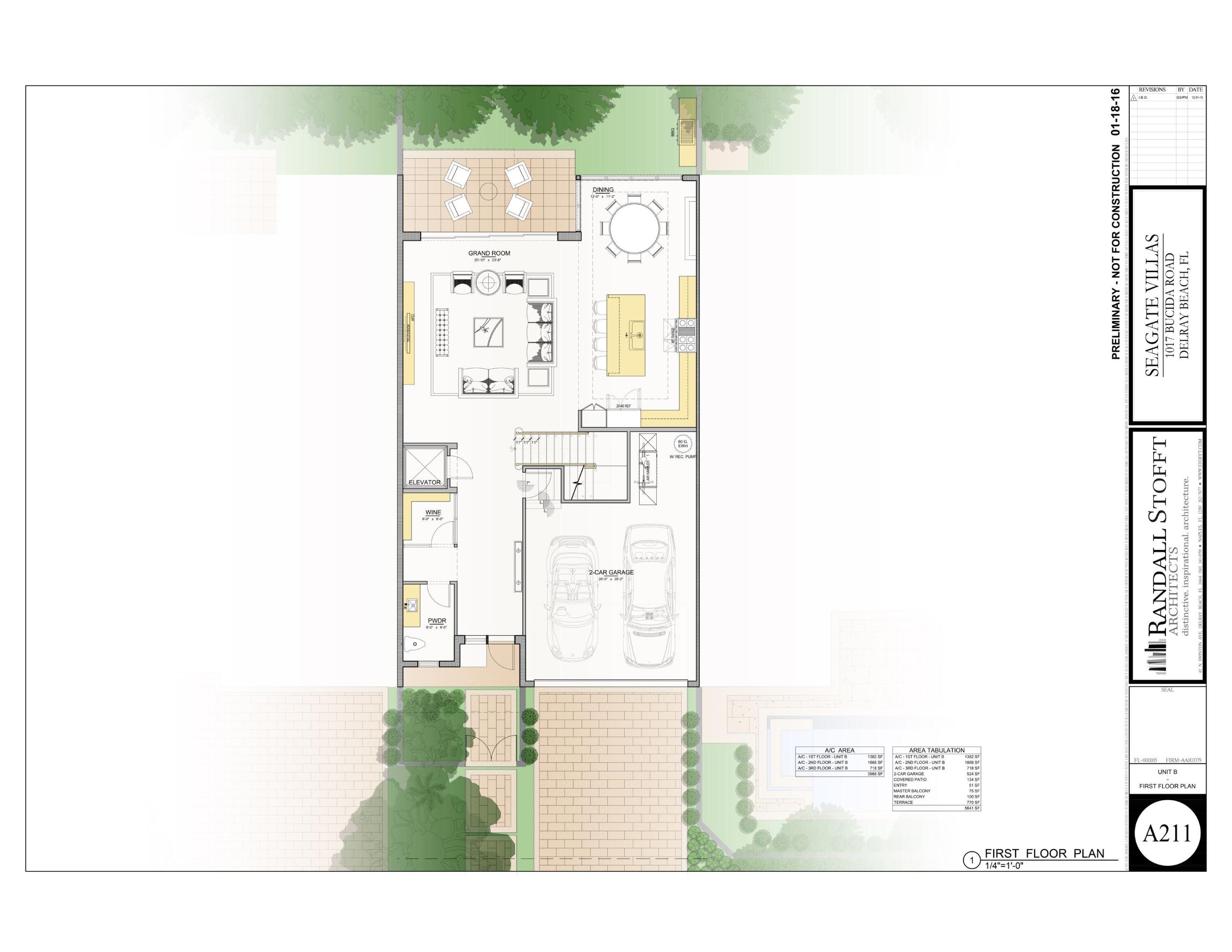 1017 Bucida Road Delray Beach, FL 33483 - Photo 73 of 74 Floor plan 1st floor