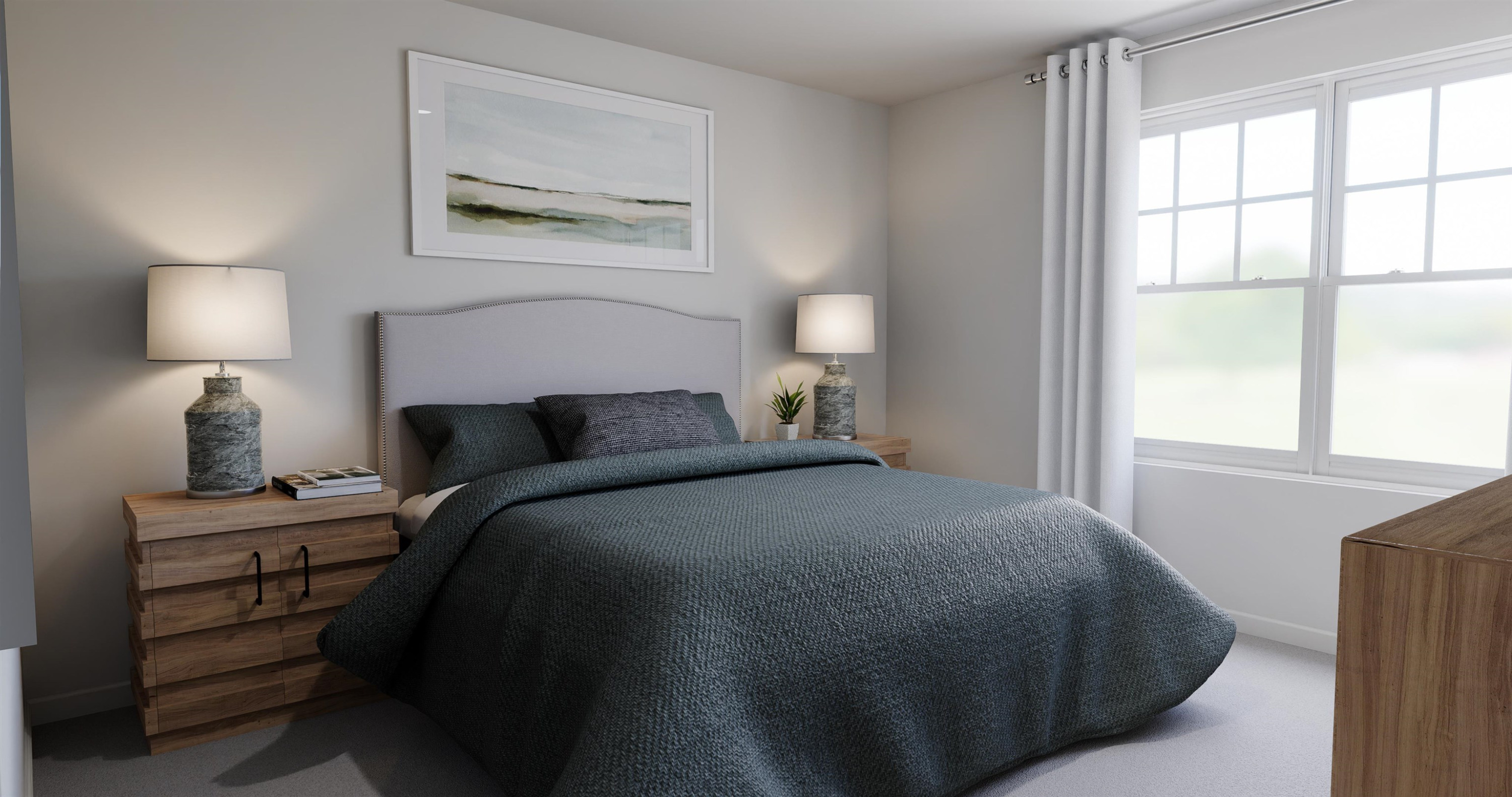 To Be Added, Unit 473 Apex, NC 27502 - Photo 5 of 7 a bedroom with a bed and a window