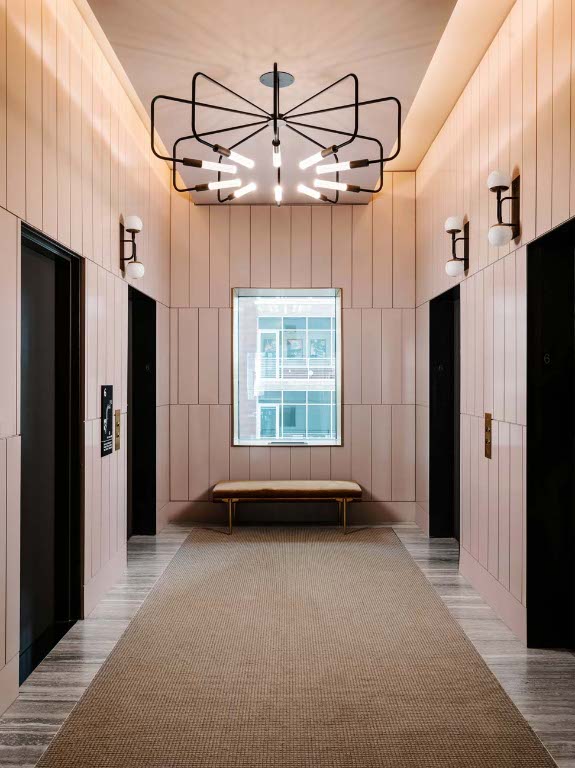 501 West Avenue, Unit 1802 Austin, TX 78701 - Photo 25 of 35 a view of a big room with chandelier fan and windows