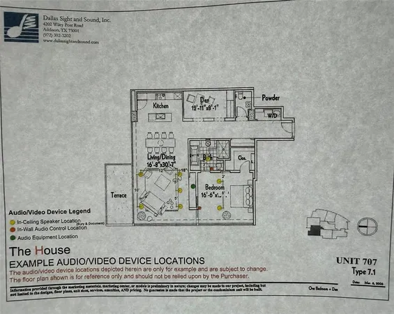 $4,300 | 2200 Victory Avenue, Unit 707, Dallas, TX 75202