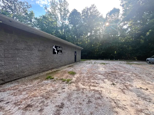 a backyard of a house