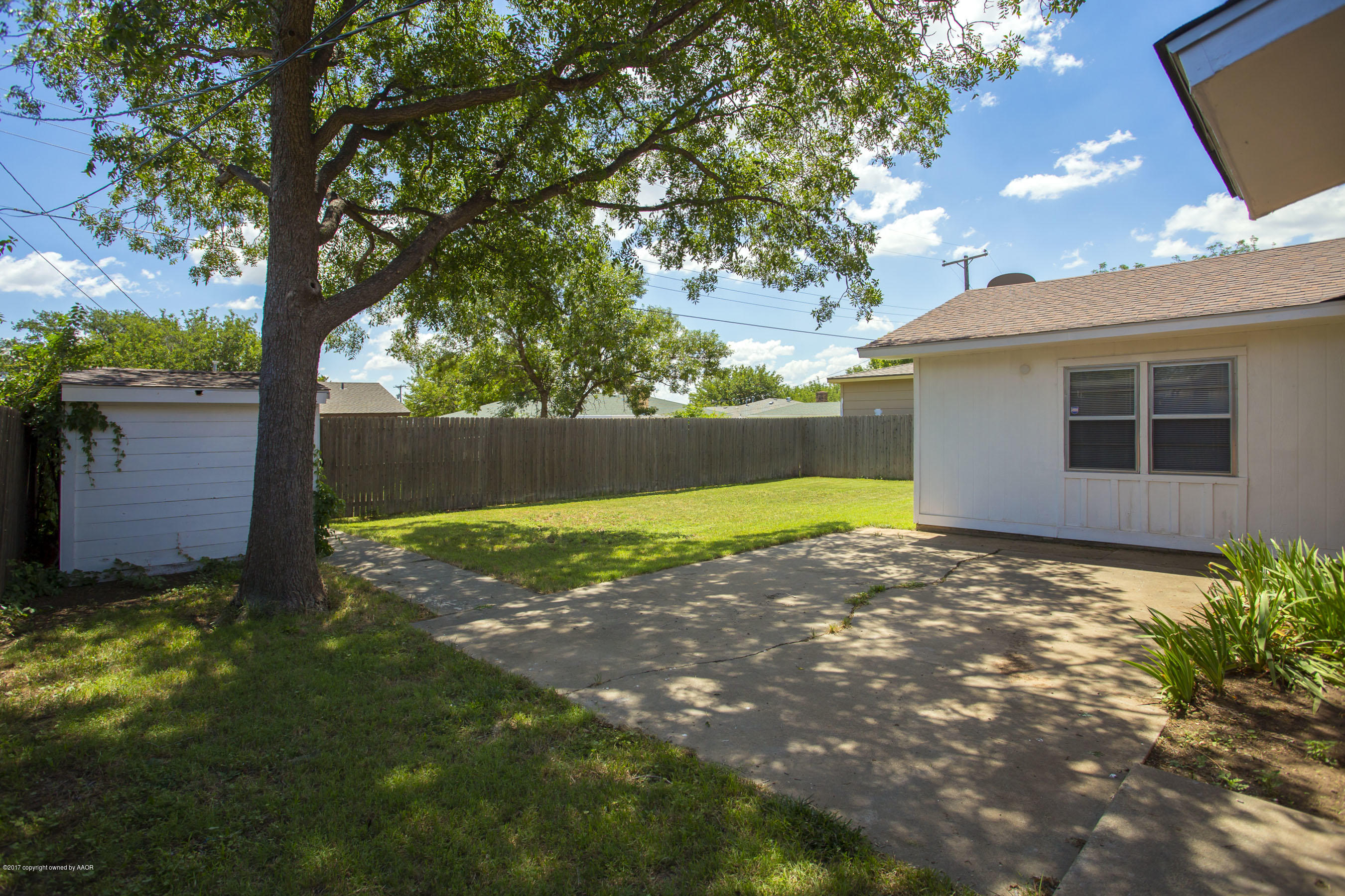 5119 Temple Drive Amarillo, TX 79110 - Photo 19 of 20 back yard view 2