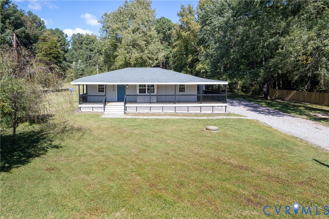 5318 Pine Hill Road Sutherland, VA 23885 - Photo 50 of 50 a view of a house with a yard and sitting area