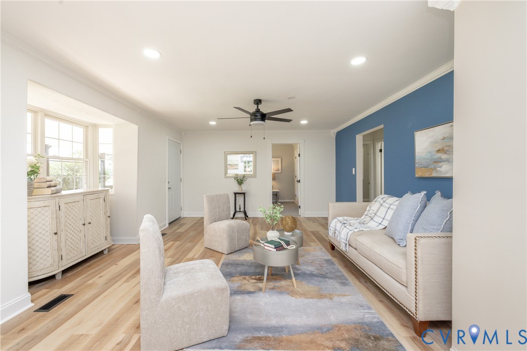 5318 Pine Hill Road Sutherland, VA 23885 - Photo 7 of 50 a living room with furniture and wooden floor