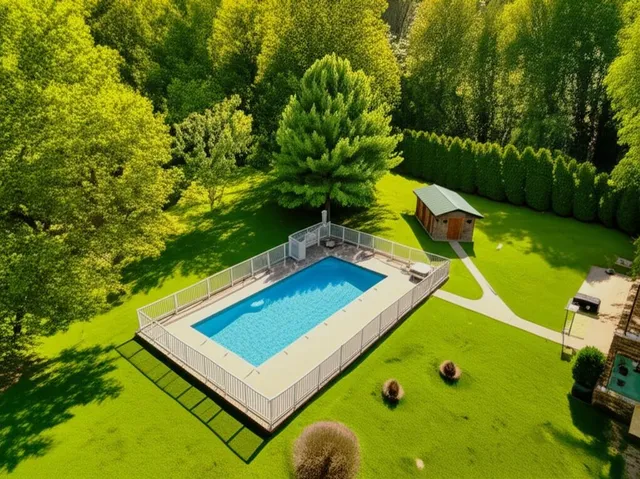 a view of a back yard of the house