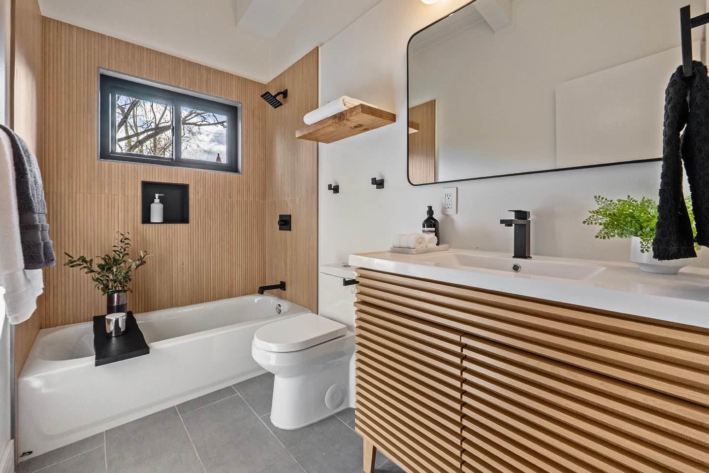 369 Ruth Avenue Mountain View, CA 94043 - Photo 17 of 33 a bathroom with a sink and a mirror