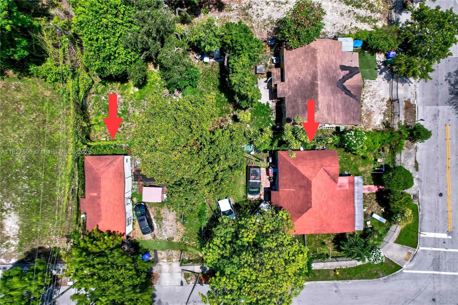 95 Northwest 45th Street Miami, FL 33127 - Photo 2 of 7 an aerial view of a house with a yard and garden