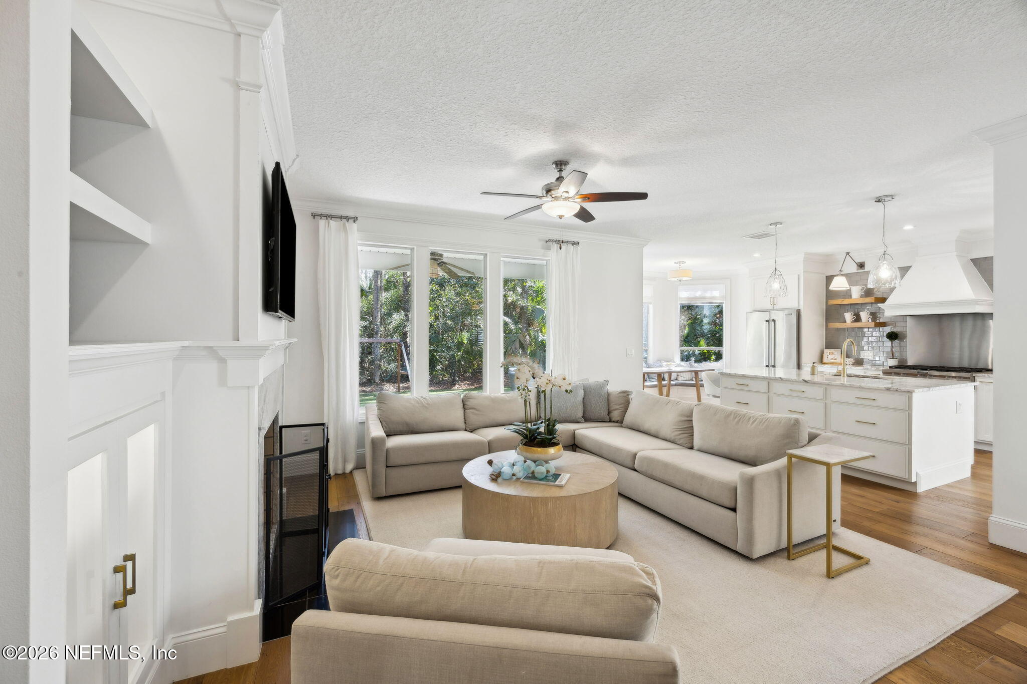836 Mill Stream Road Ponte Vedra Beach, FL 32082 - Photo 19 of 66 Family Room open to Kitchen