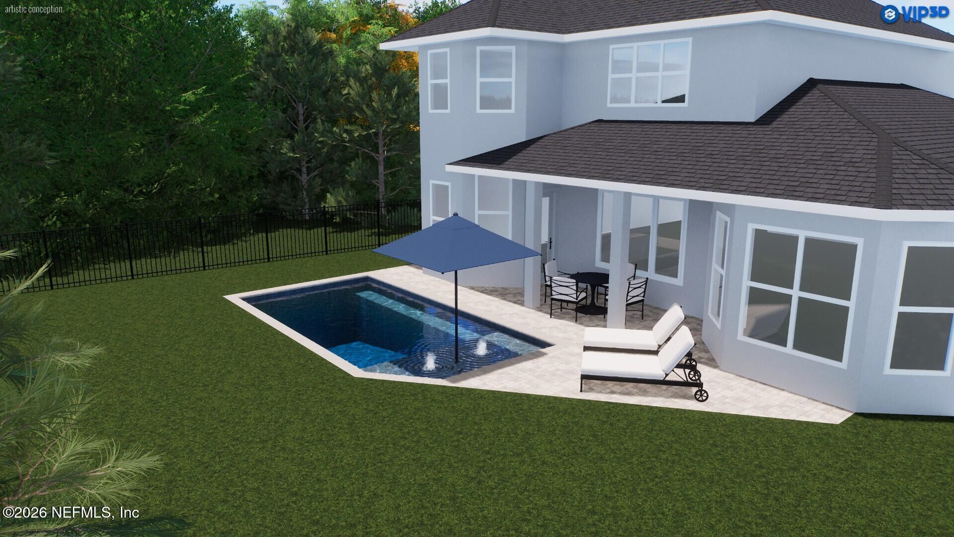 836 Mill Stream Road Ponte Vedra Beach, FL 32082 - Photo 56 of 66 836 Mill Stream Rd Proposed Pool Sketch