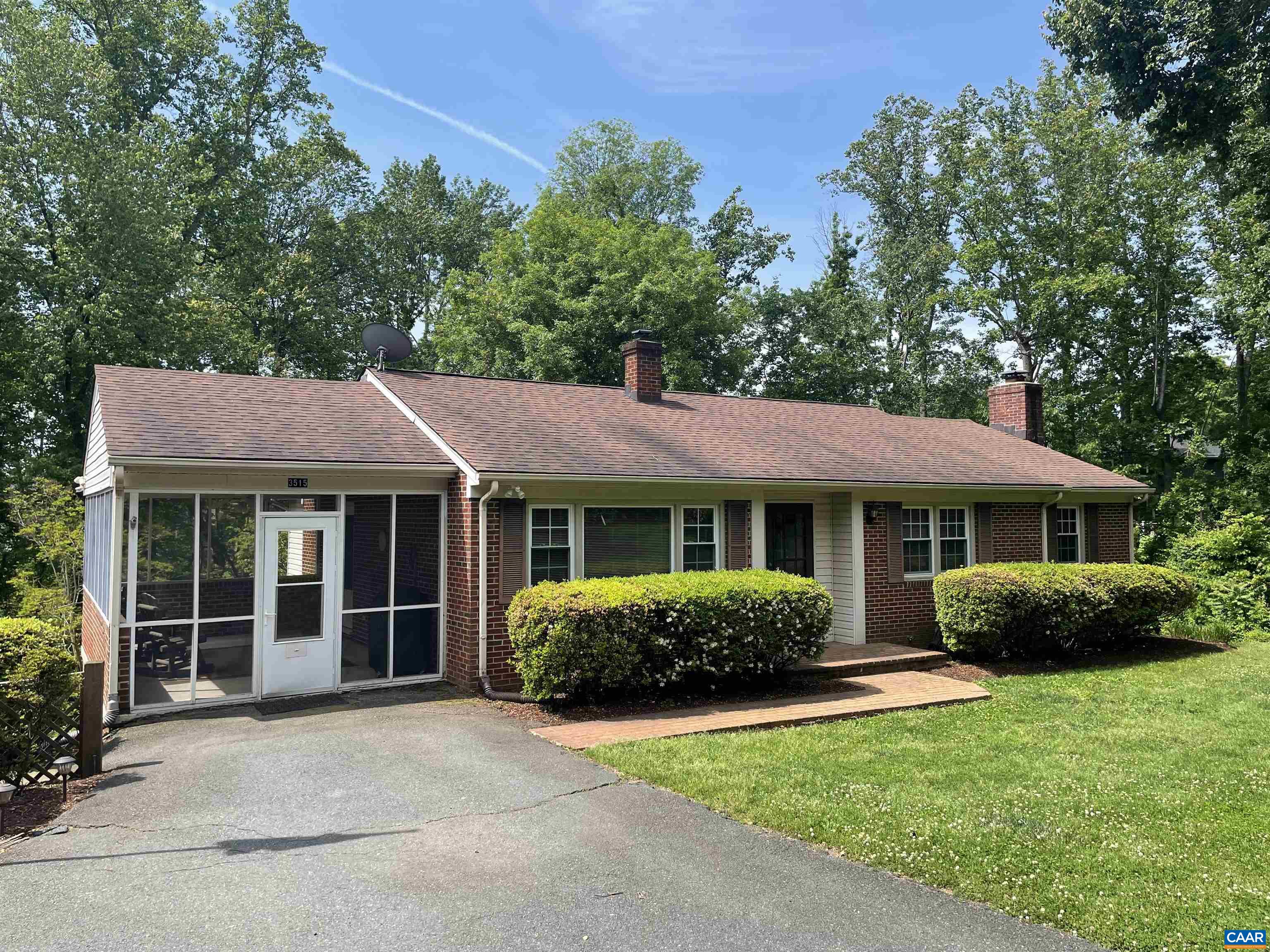 3515 Richmond Road Keswick, VA 22947 - Photo 1 of 47 a view of a house with a yard and potted plants