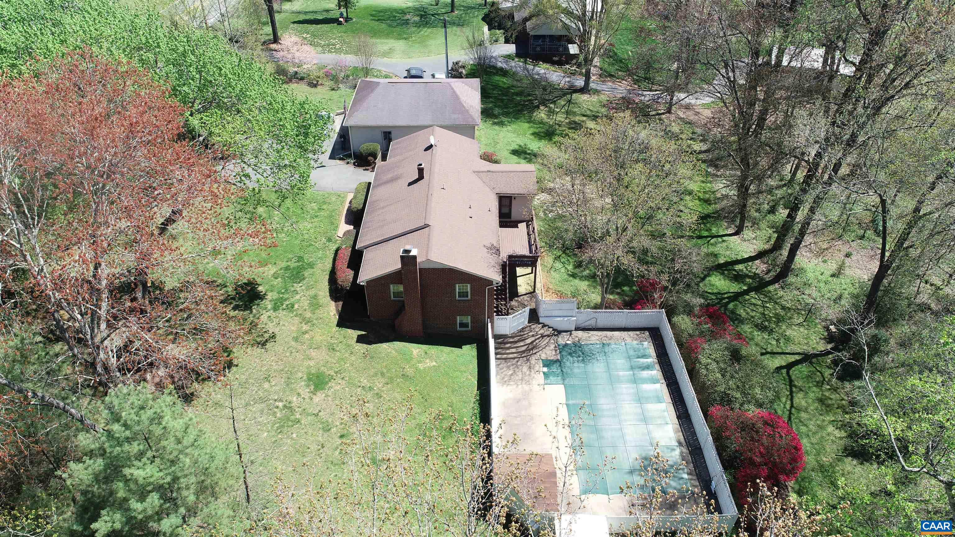 3515 Richmond Road Keswick, VA 22947 - Photo 3 of 47 an aerial view of a house with yard