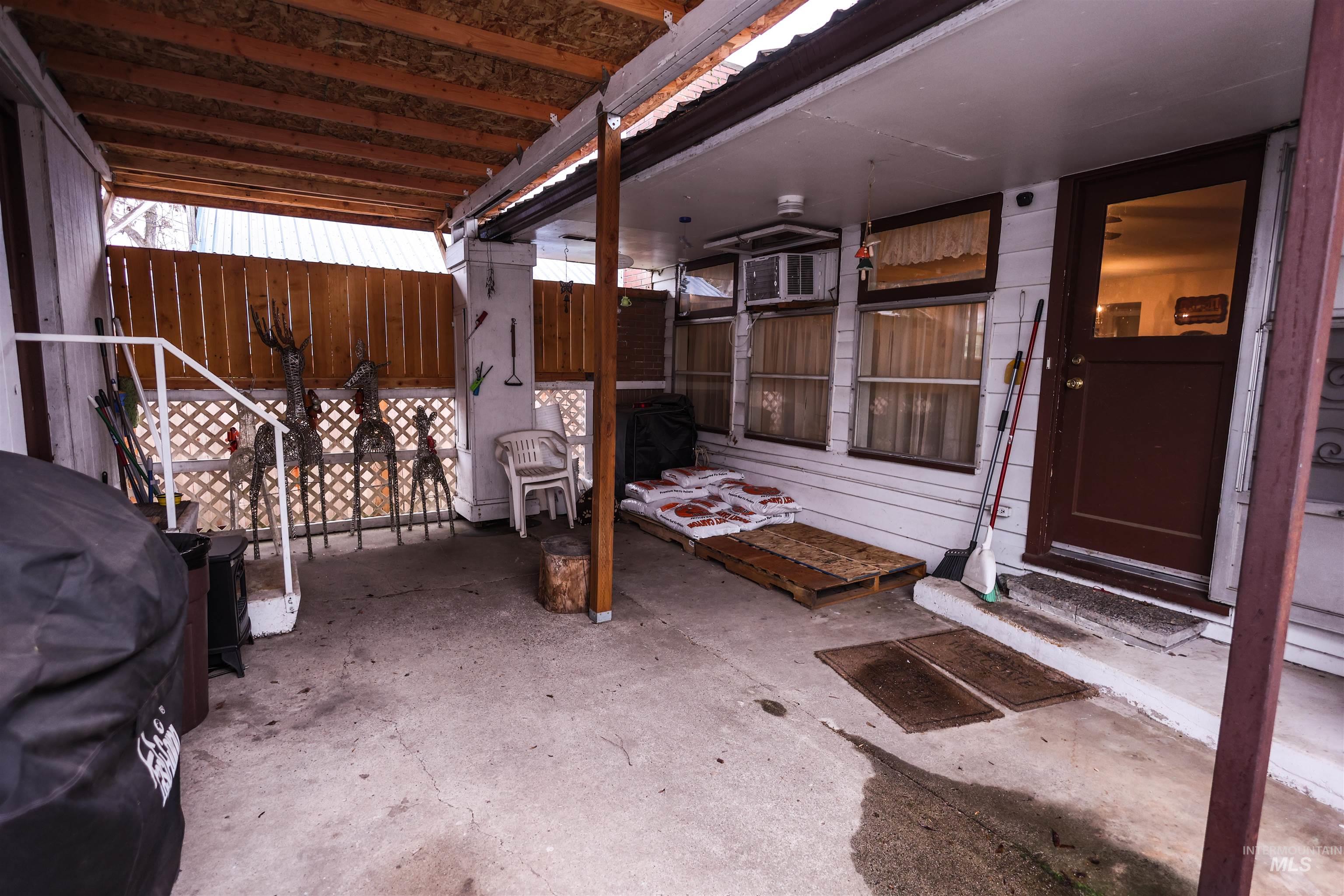 712 Hill Street Kamiah, ID 83536 - Photo 39 of 41 View of patio featuring area for grilling and entry steps
