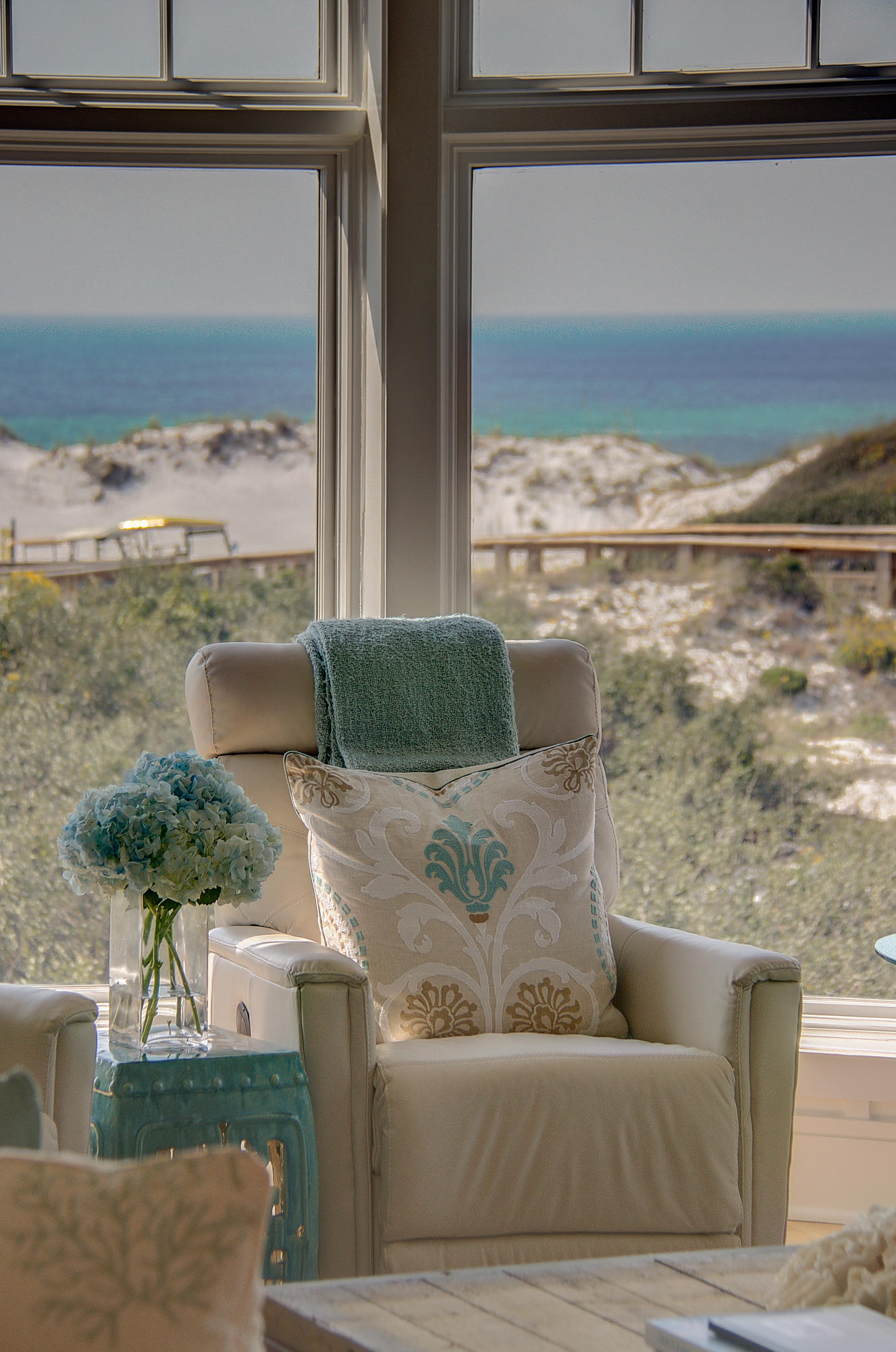 99 Compass Point Way Inlet Beach, Unit 308 Inlet Beach, FL 32461 - Photo 3 of 55 a living room with furniture and a floor to ceiling window