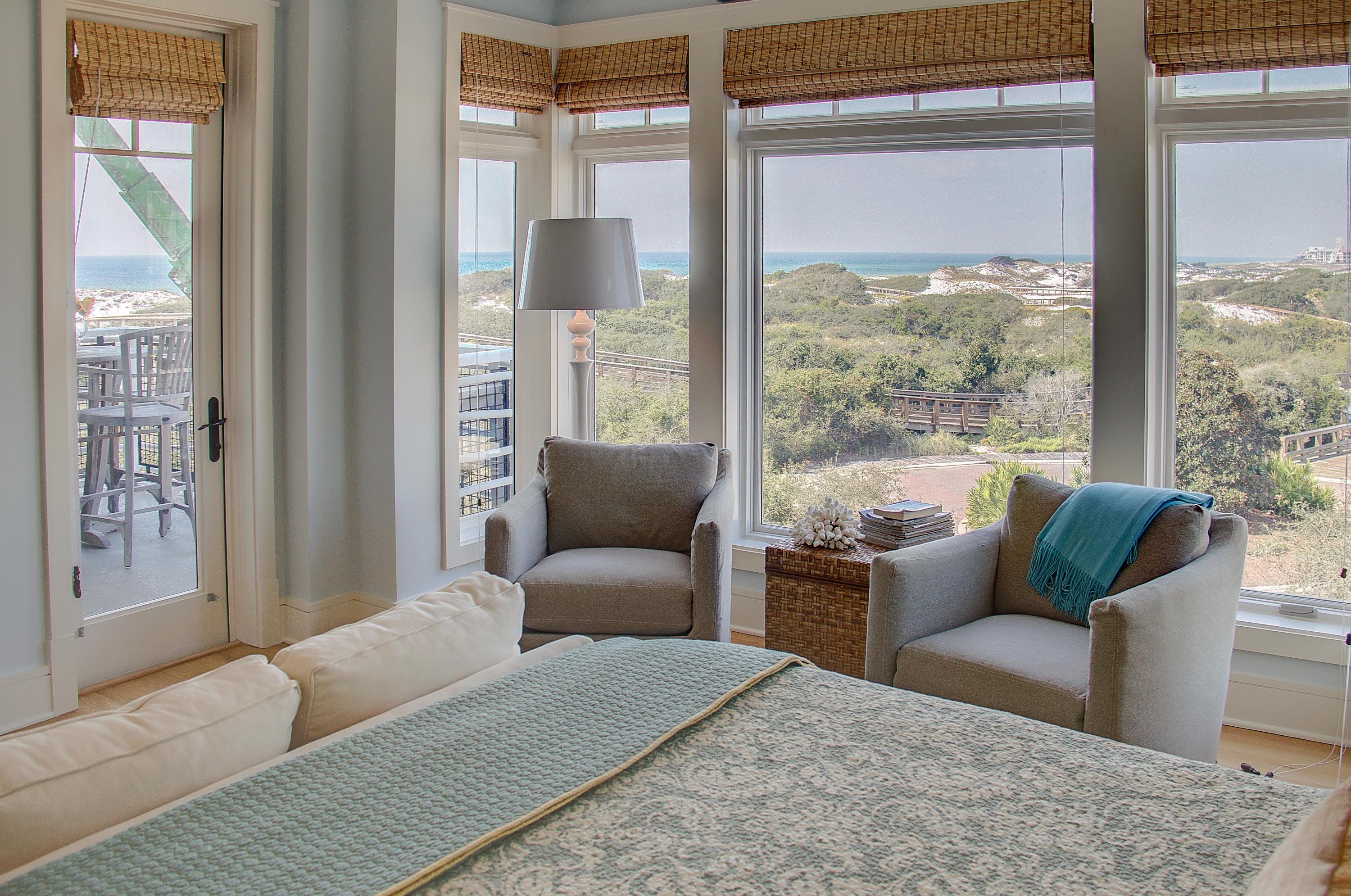 99 Compass Point Way Inlet Beach, Unit 308 Inlet Beach, FL 32461 - Photo 36 of 55 a bedroom with furniture and a large window