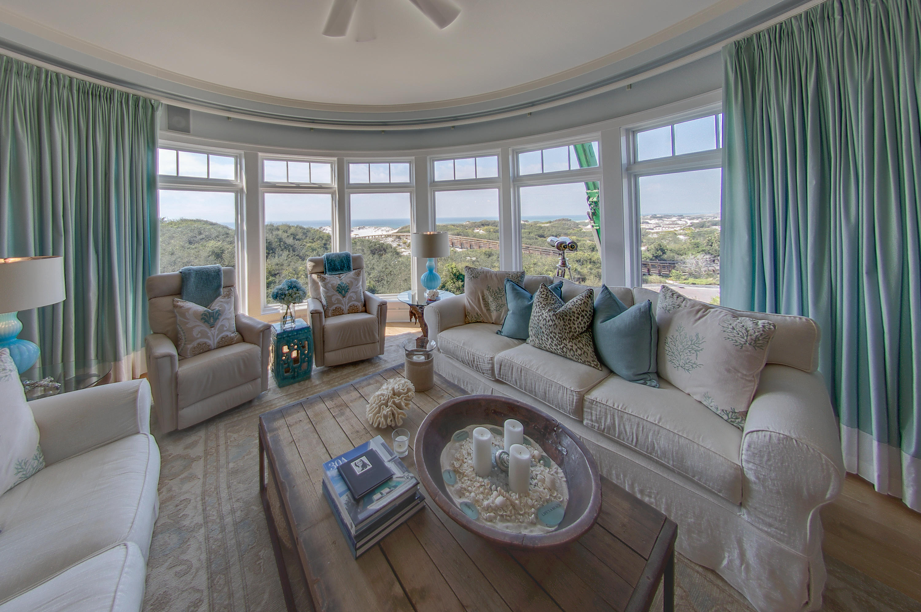 99 Compass Point Way Inlet Beach, Unit 308 Inlet Beach, FL 32461 - Photo 9 of 55 a living room with furniture and a large window
