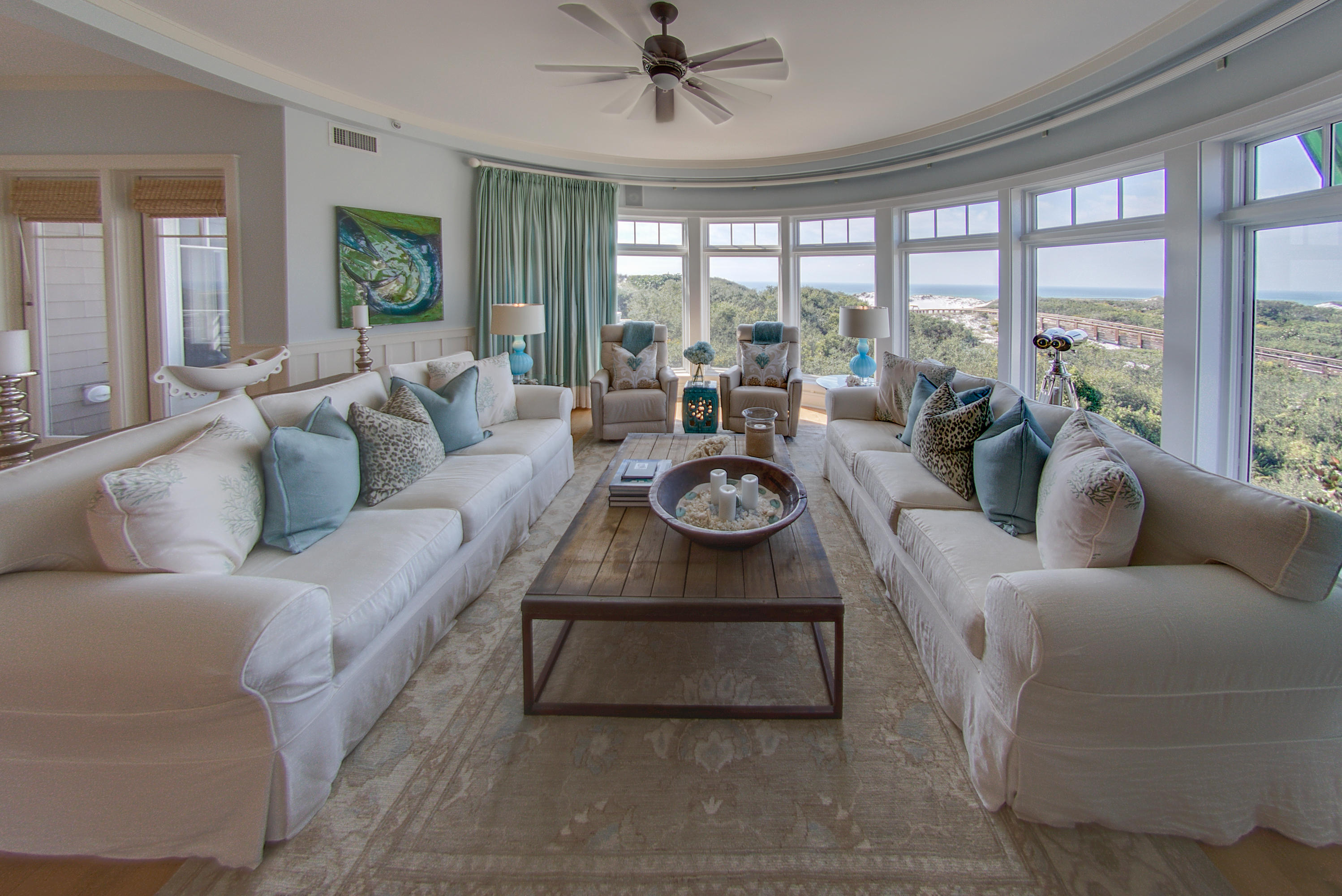 99 Compass Point Way Inlet Beach, Unit 308 Inlet Beach, FL 32461 - Photo 10 of 55 a living room with furniture and a large window