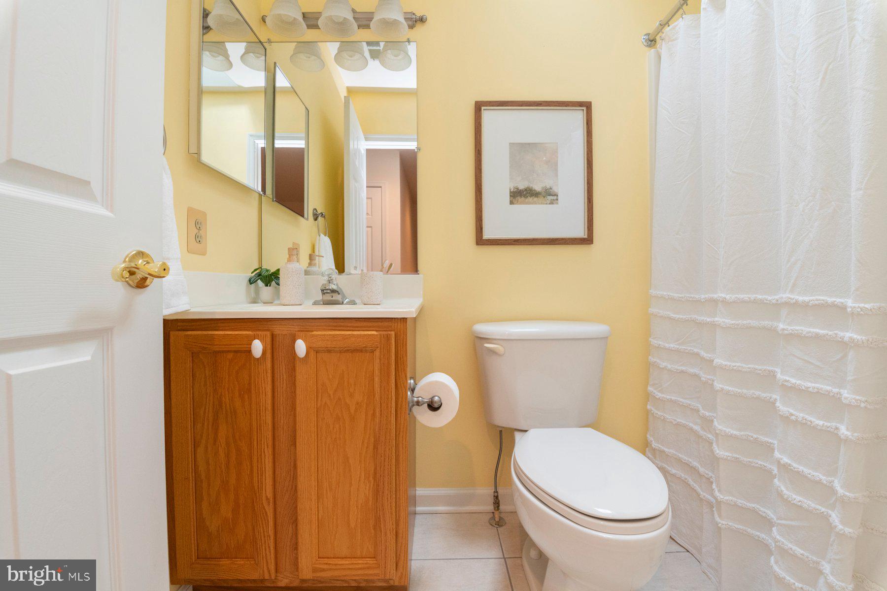 1012 Bernoudy Road White Hall, MD 21161 - Photo 14 of 28 a bathroom with a toilet a sink and mirror
