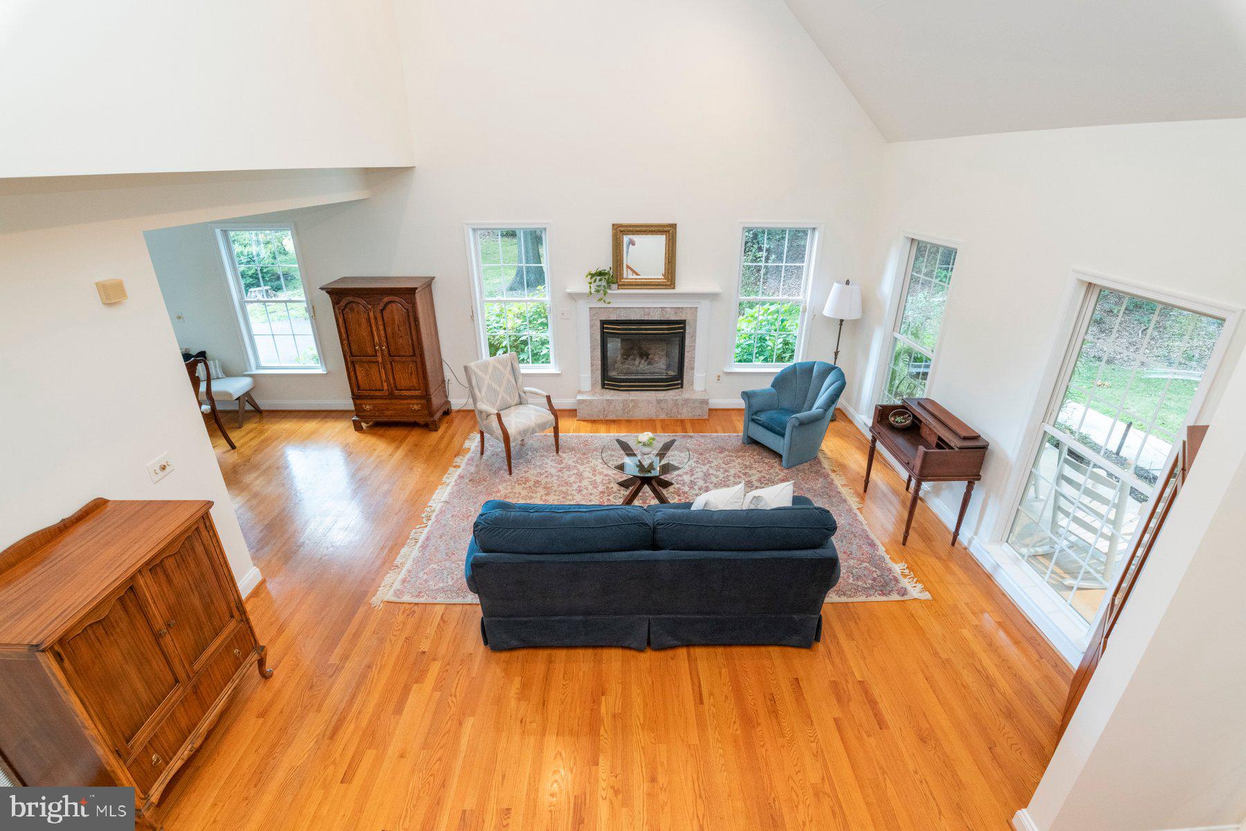 1012 Bernoudy Road White Hall, MD 21161 - Photo 9 of 28 a living room with furniture and a fireplace