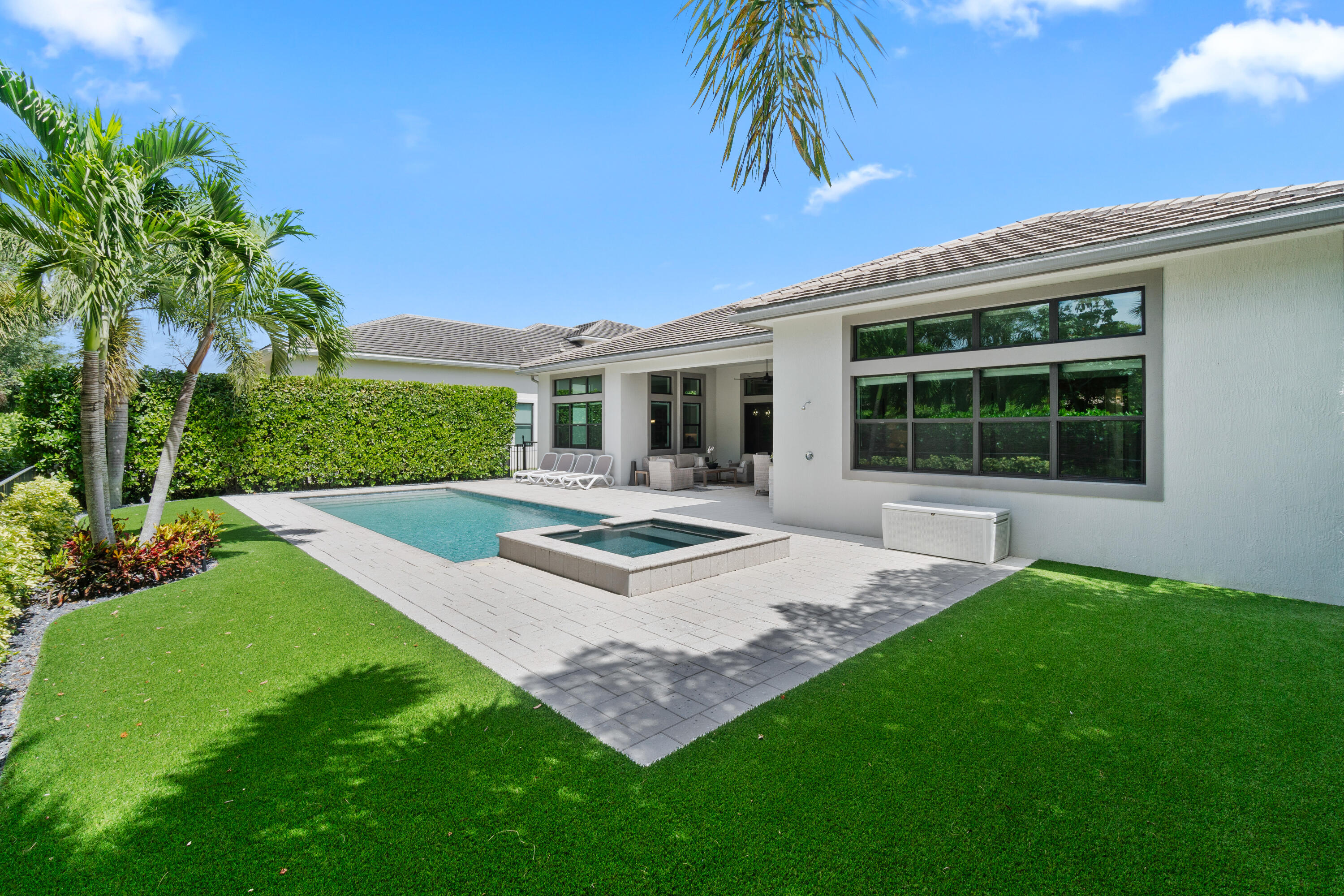 2620 Northwest 69th Street Boca Raton, FL 33496 - Photo 35 of 55 Private Yard with Pool