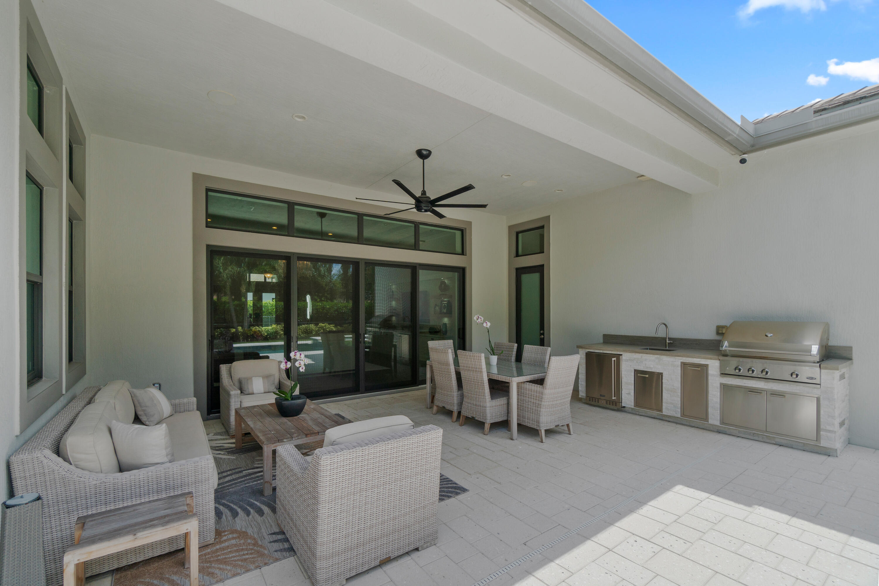 2620 Northwest 69th Street Boca Raton, FL 33496 - Photo 36 of 55 Patio with Summer Kitchen