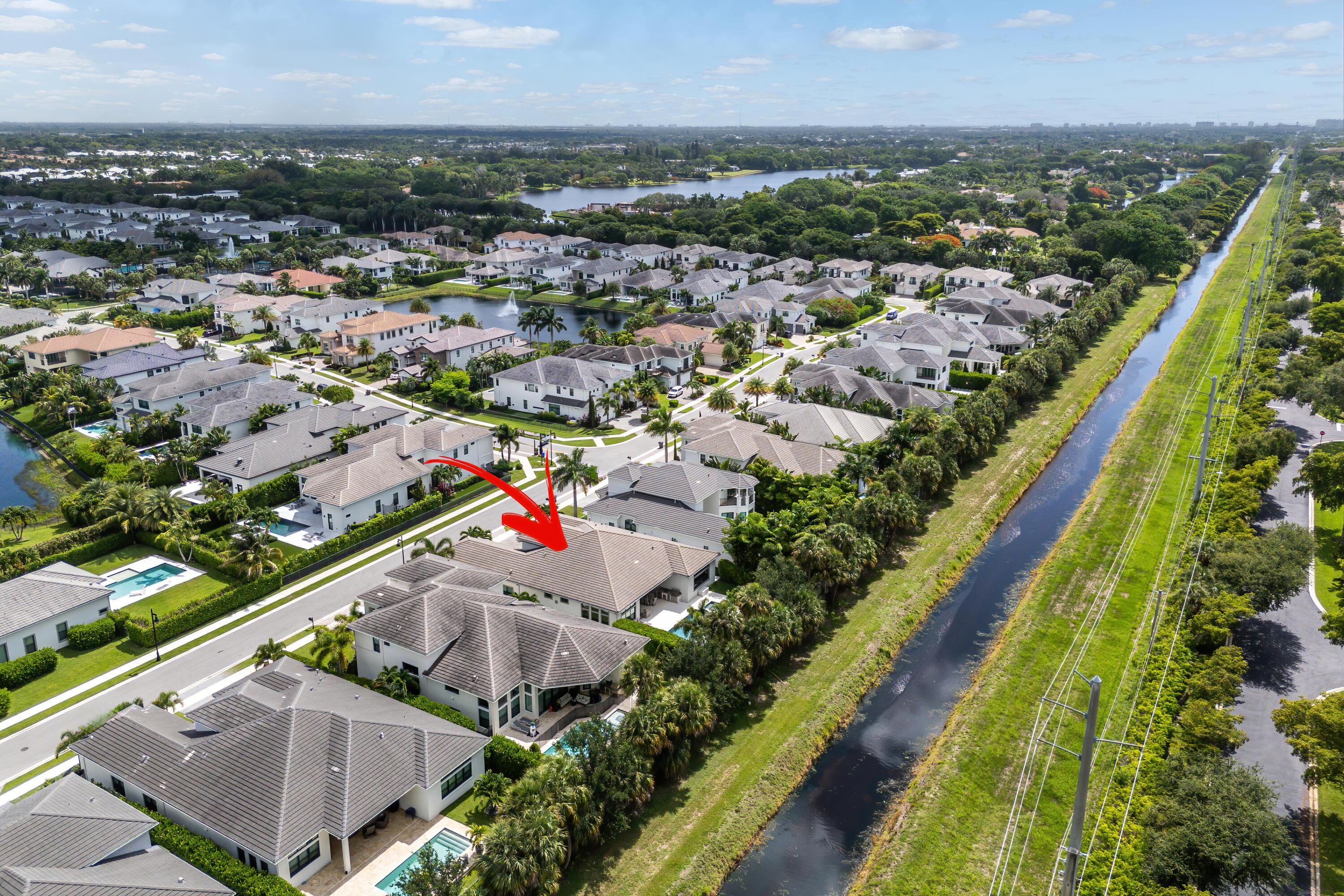 2620 Northwest 69th Street Boca Raton, FL 33496 - Photo 39 of 55 Private Lot backing to Canal