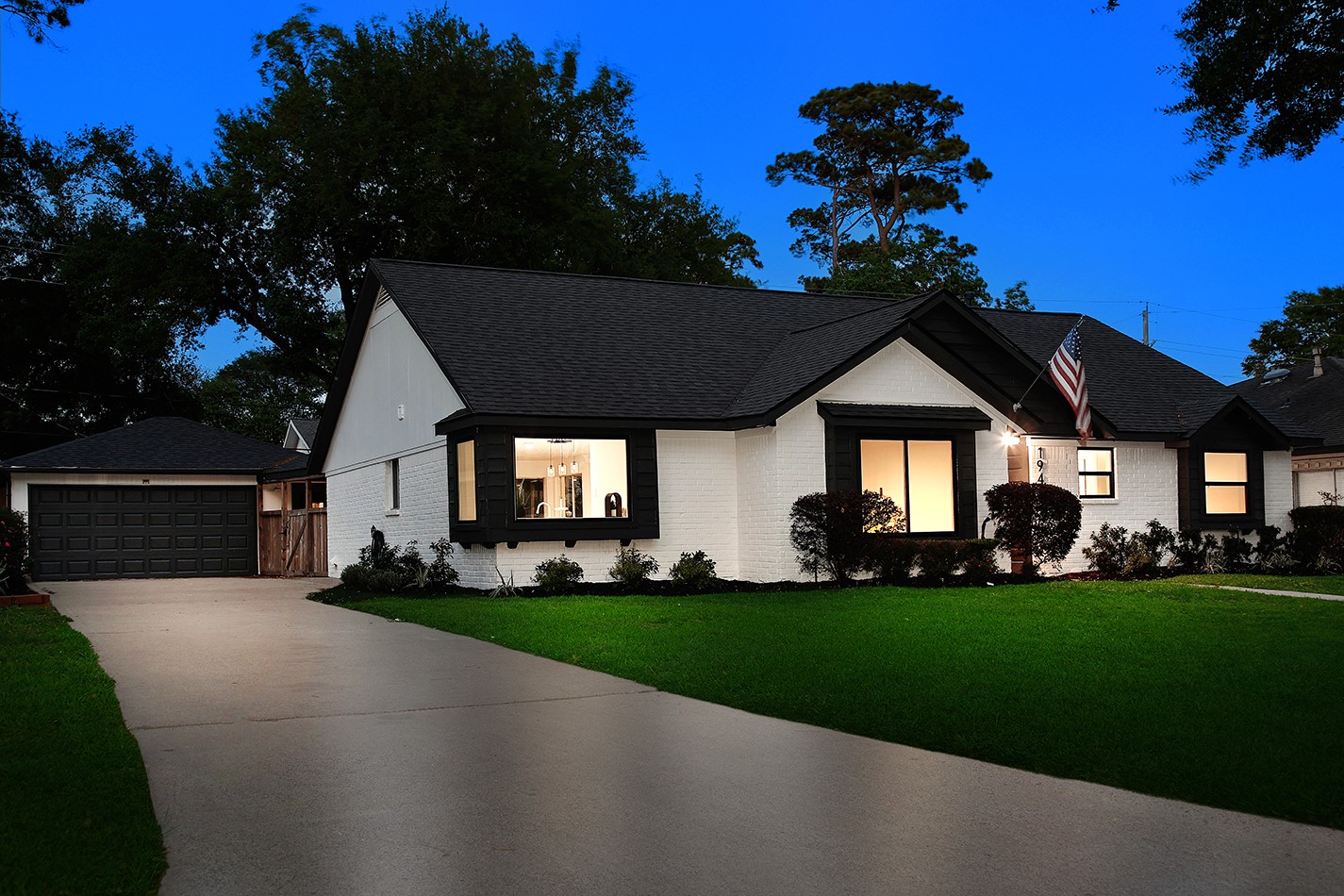 19410 Craigchester Lane Spring, TX 77388 - Photo 4 of 32 Long driveway leads to 2-car detached garage and all fenced backyard with additional storage building behind garage.