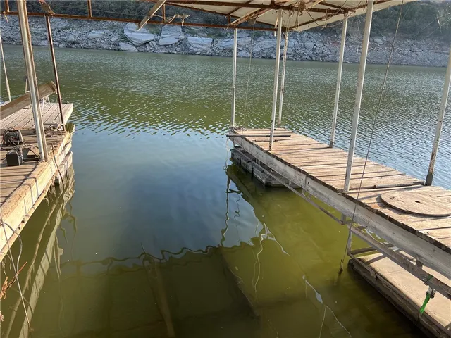 a view of a lake from a balcony