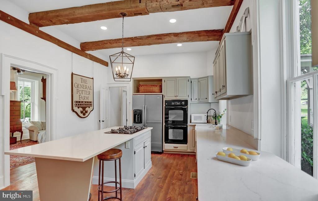 612 Old Rte 322 Spring Mills, PA 16875 - Photo 7 of 78 a large white kitchen with a large window