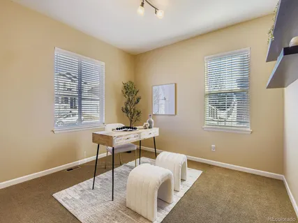 a workspace with a window