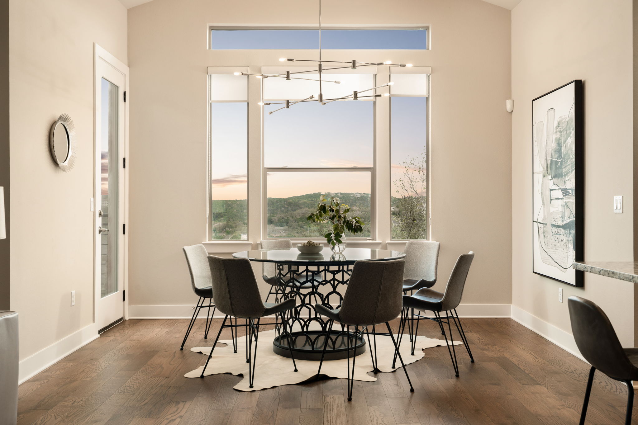 8110 Ranch Road 2222, Unit 81 Austin, TX 78730 - Photo 12 of 28 a view of a dining room with furniture window and outside view
