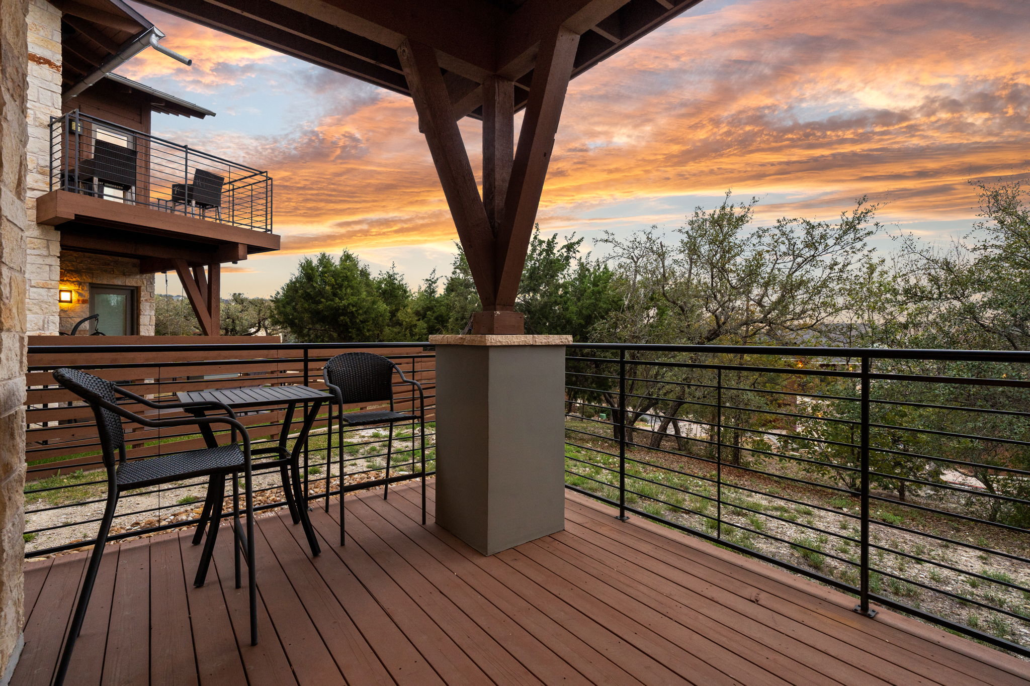 8110 Ranch Road 2222, Unit 81 Austin, TX 78730 - Photo 20 of 28 a view of a chairs on the roof deck