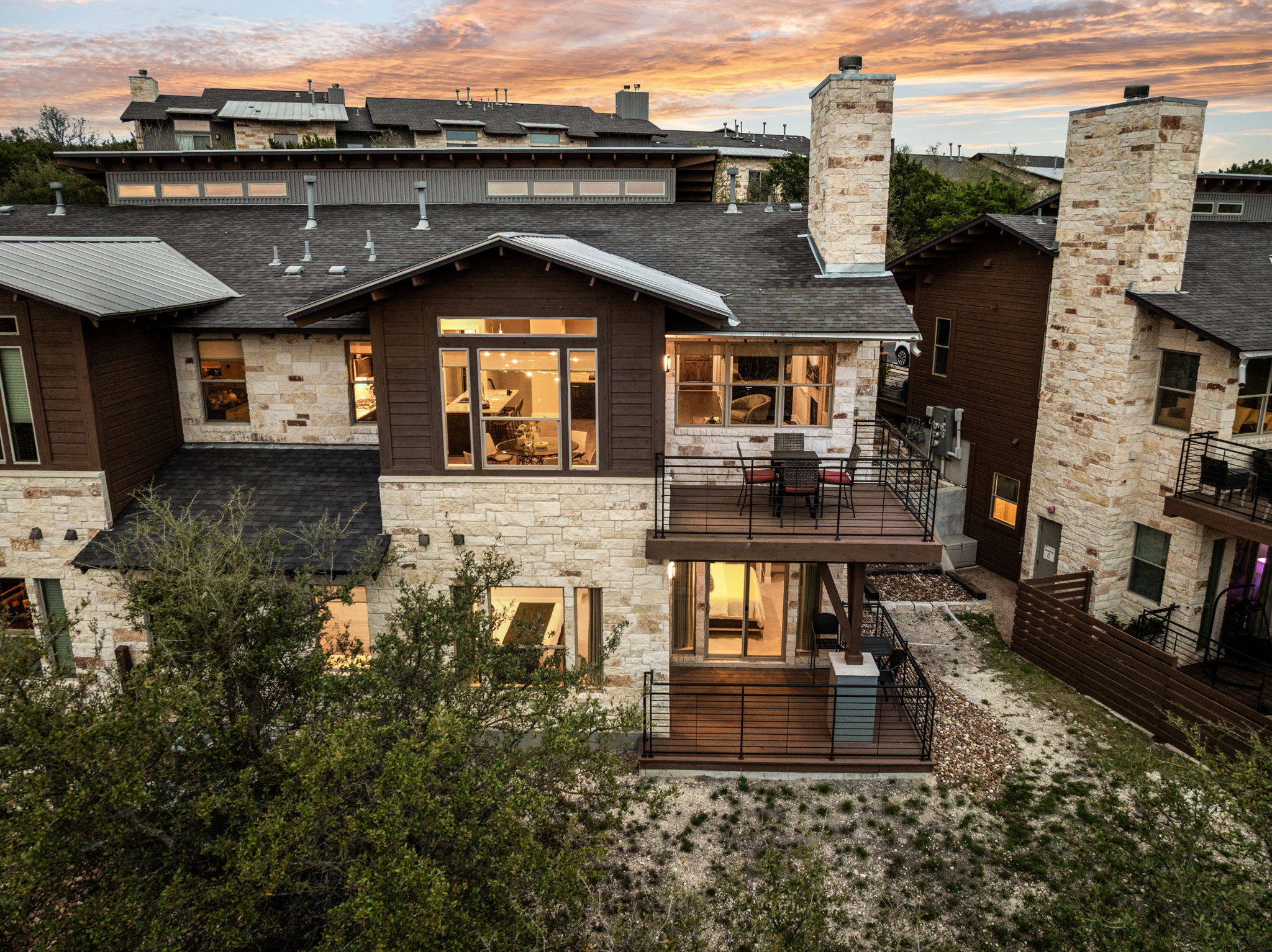 8110 Ranch Road 2222, Unit 81 Austin, TX 78730 - Photo 24 of 28 a aerial view of a house