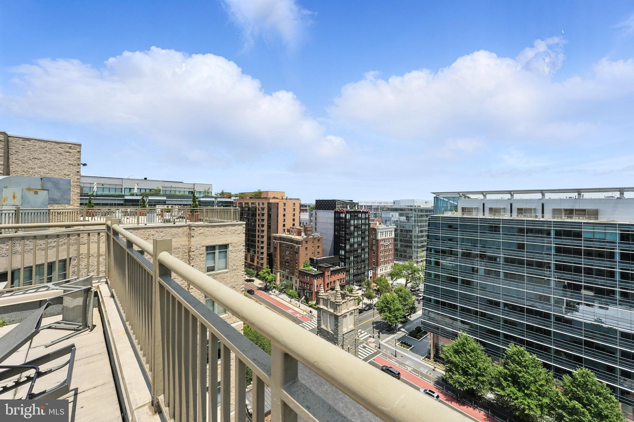 1150 K Street Northwest, Unit 1207 Washington, DC 20005 - Photo 27 of 29 a view of a buildings from a balcony