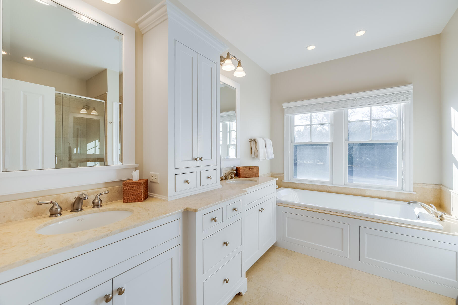 335 Stage Island Road Chatham, MA 02633 - Photo 41 of 71 Primary 1 Bath Tub and Dual Sinks