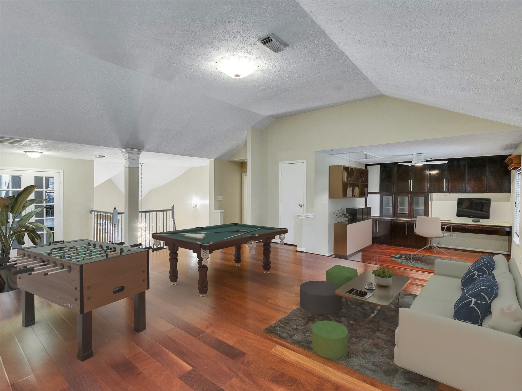 4414 Santee Drive Baytown, TX 77521 - Photo 29 of 50 a living room with fireplace furniture and a table