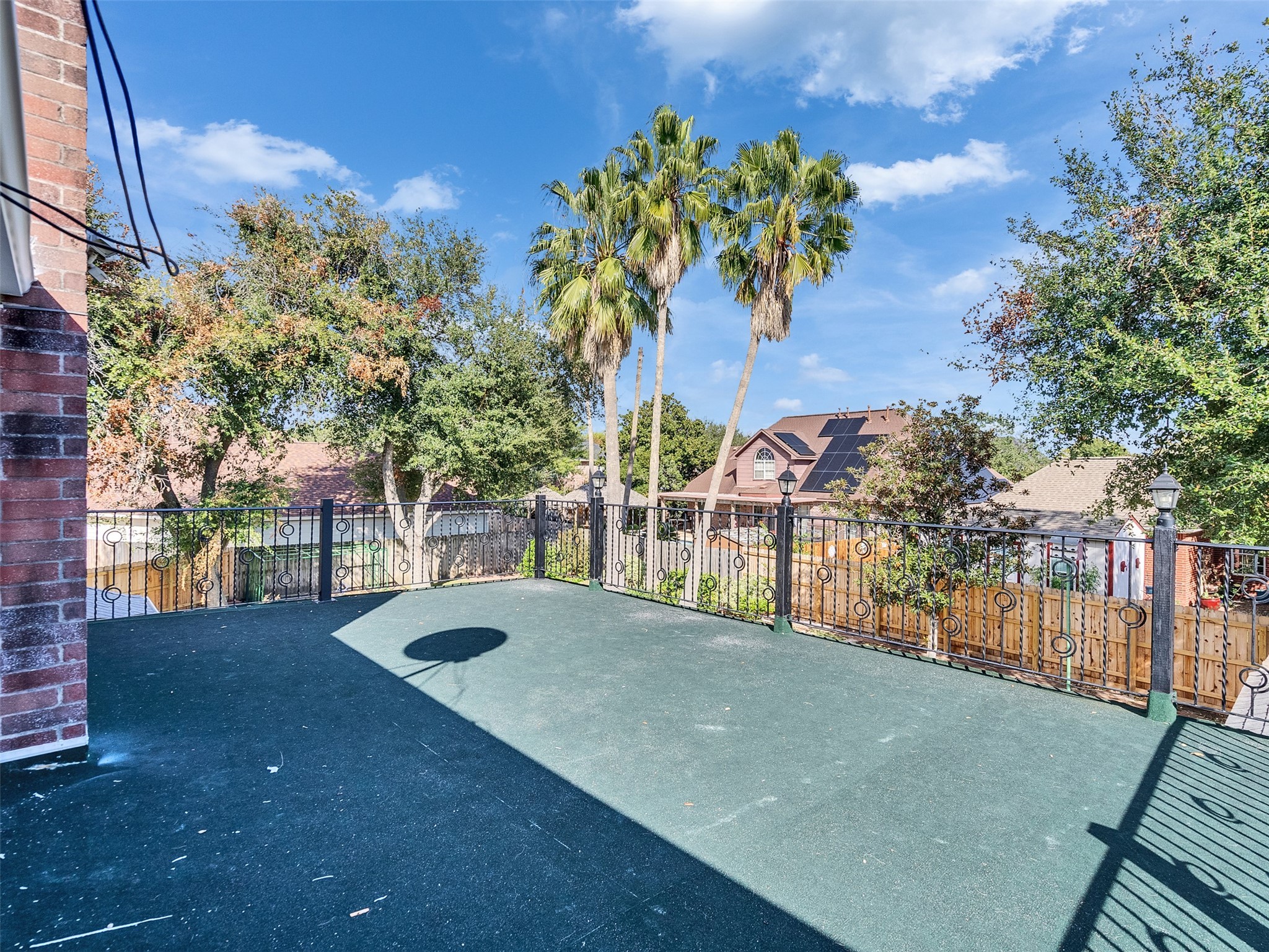 4414 Santee Drive Baytown, TX 77521 - Photo 37 of 50 a view of a backyard