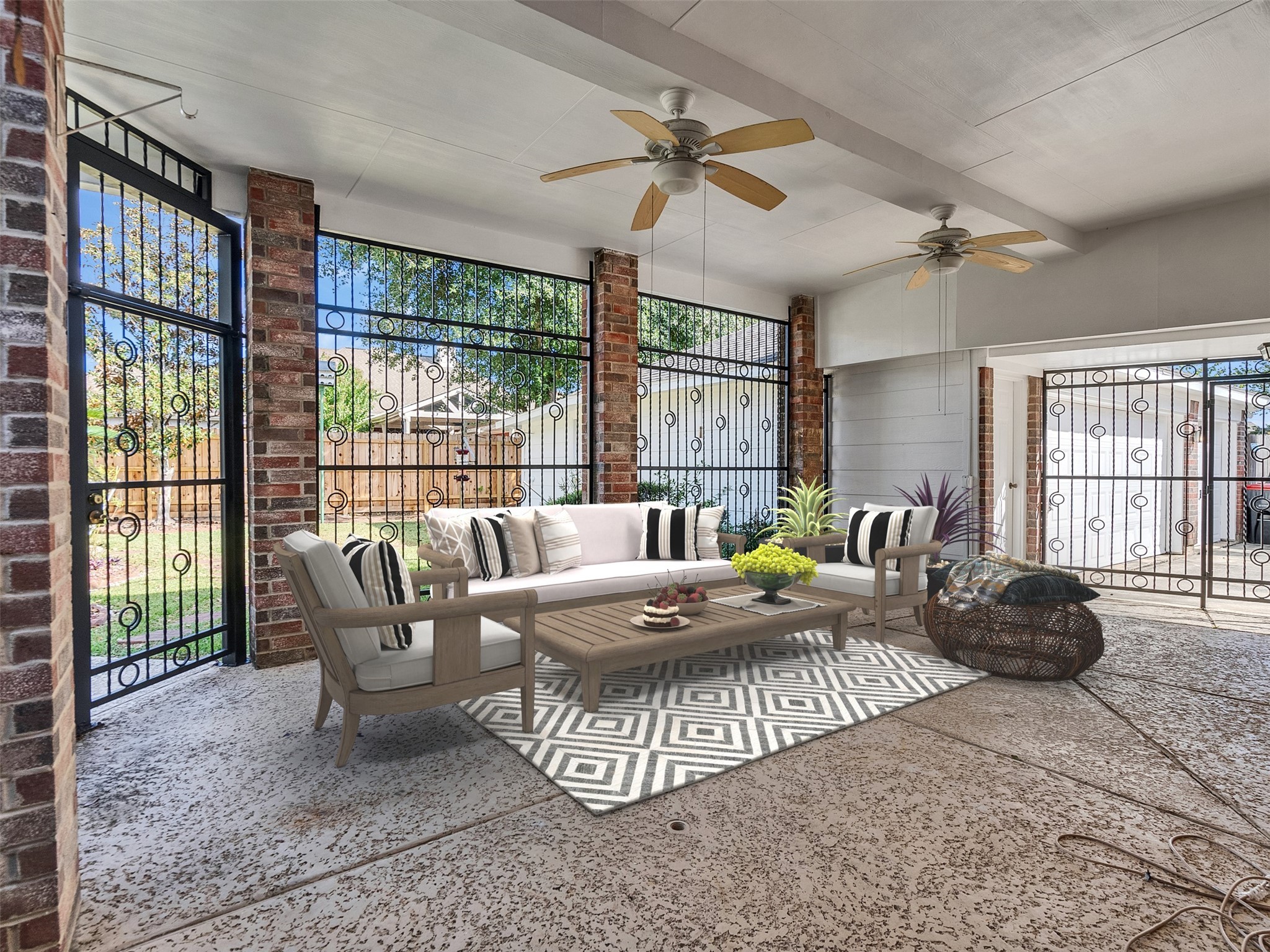 4414 Santee Drive Baytown, TX 77521 - Photo 44 of 50 a living room with furniture and windows