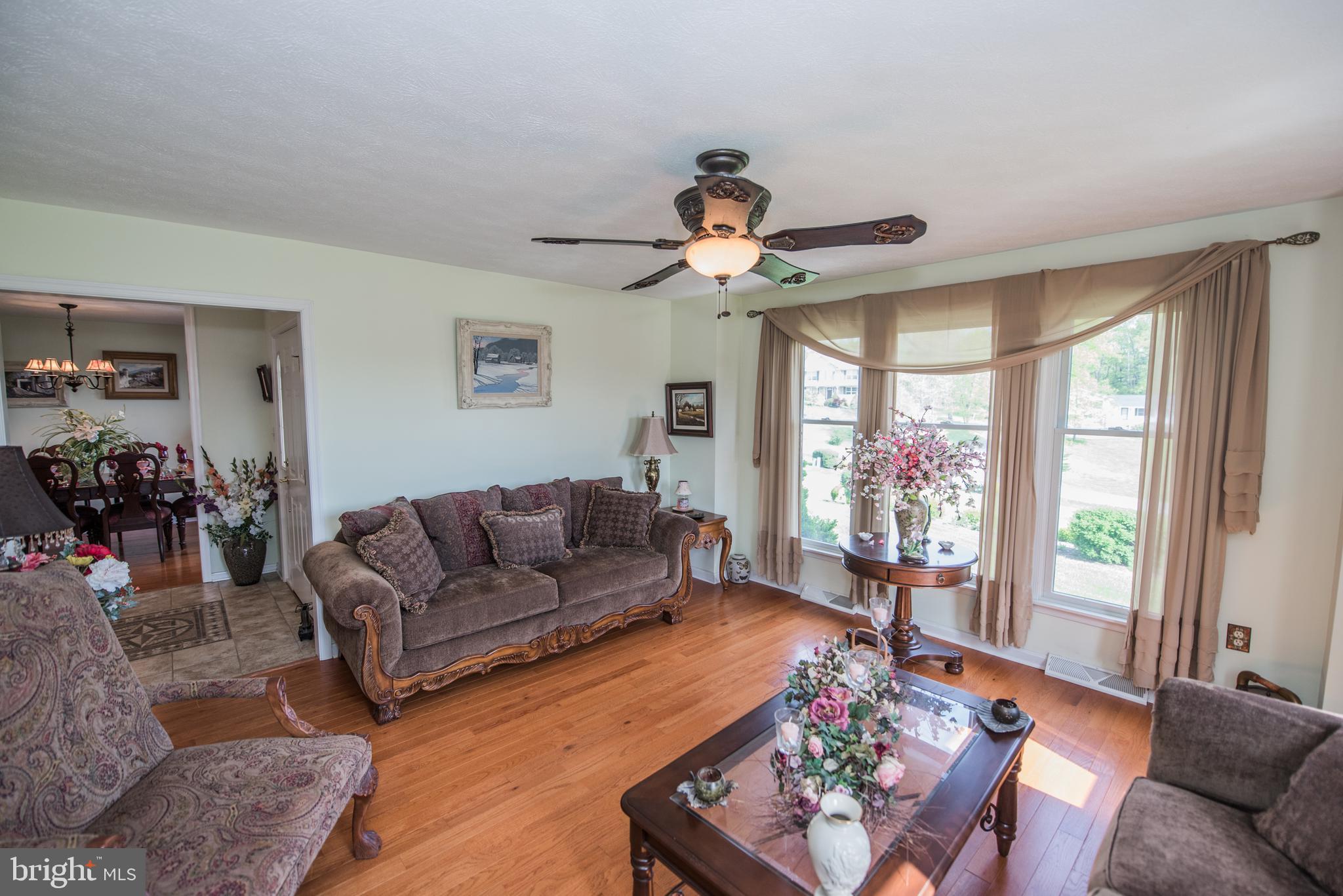 358 Ridge View Drive Berkeley Springs, WV 25411 - Photo 11 of 50 well lighted living room with wood floors