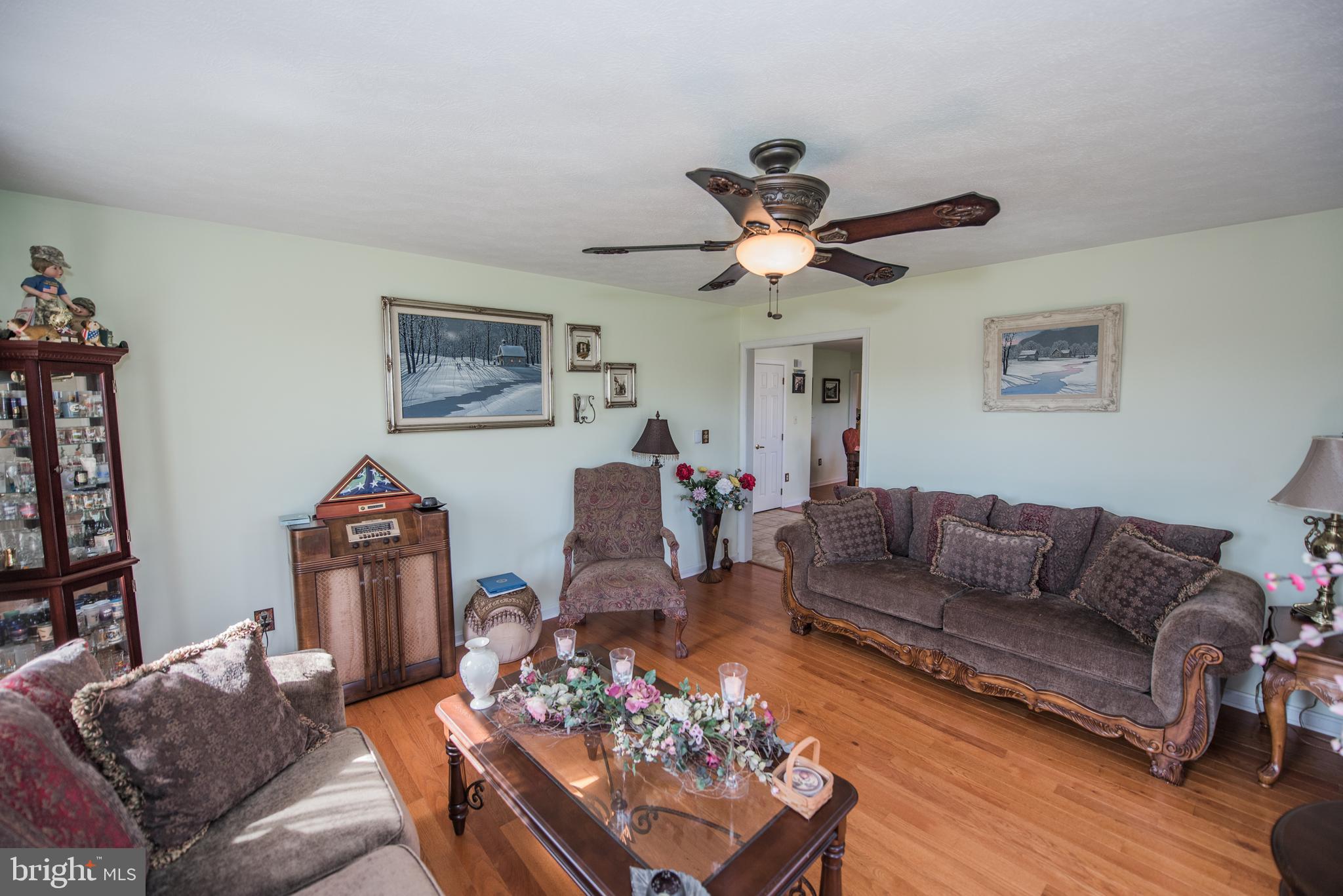 358 Ridge View Drive Berkeley Springs, WV 25411 - Photo 14 of 50 living room with wood floors