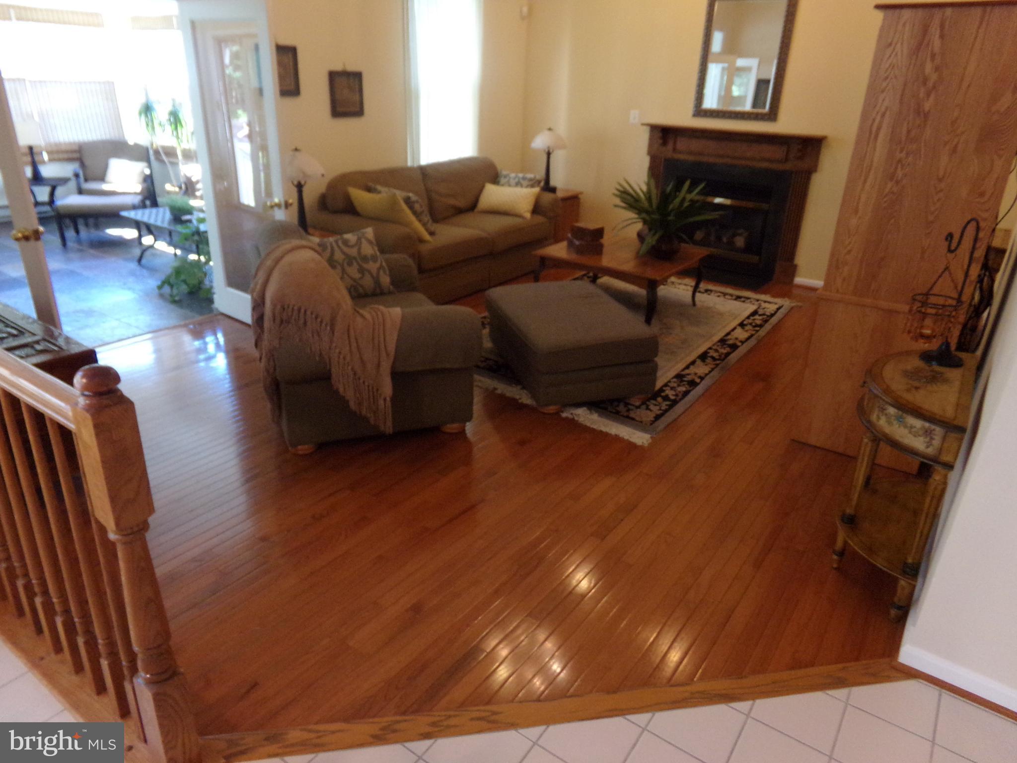 11200 Snowden Pond Road Laurel, MD 20708 - Photo 32 of 63 sunken family room with fireplace