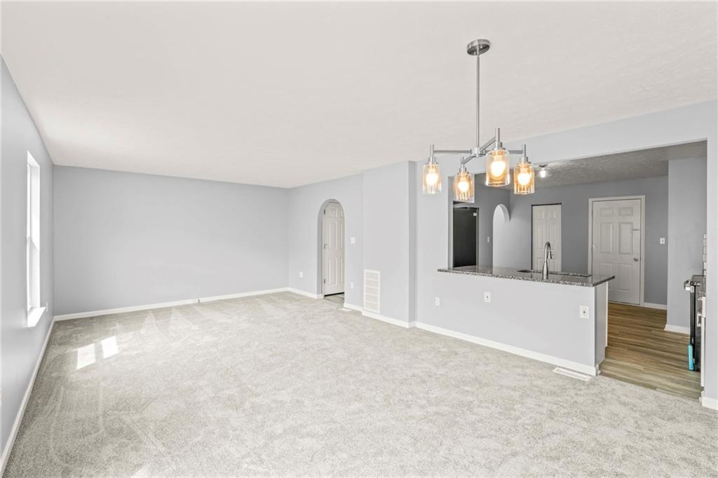 Open Concept Dining and Living Room