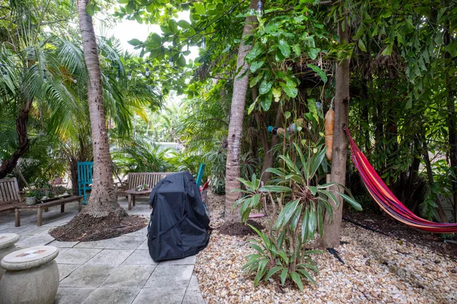 a view of outdoor space deck and green space
